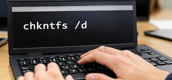 chkntfs /dで元に戻す
