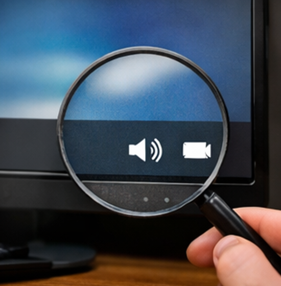 音量ミキサーはどこにある