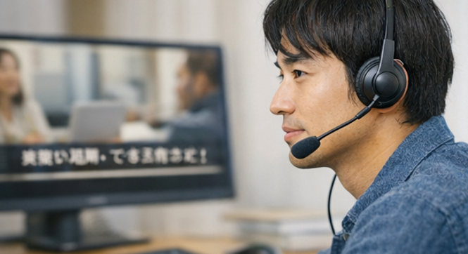 オンライン音声認識のオンオフ