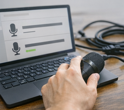 マイク認識しない時の設定