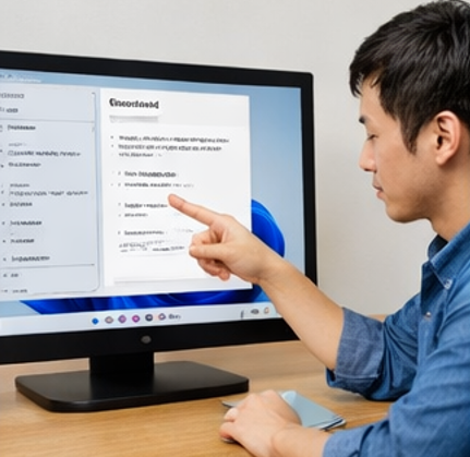 Windows11秒表示の設定場所