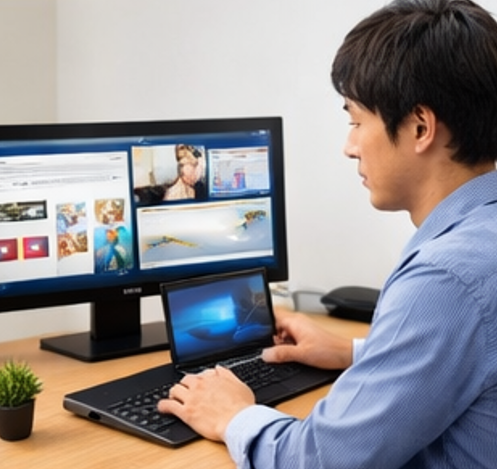 windows11の画面分割を2分割で使う方法