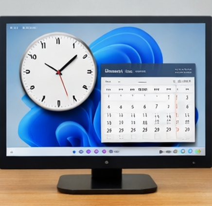 Windows11カレンダー時計表示