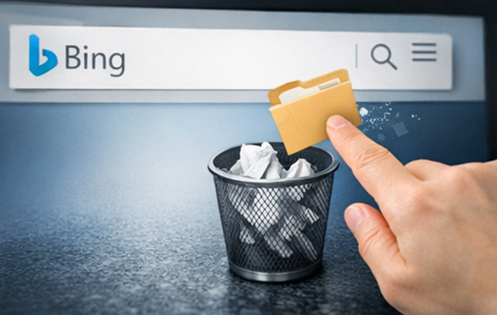 Bing検索履歴を削除する手順